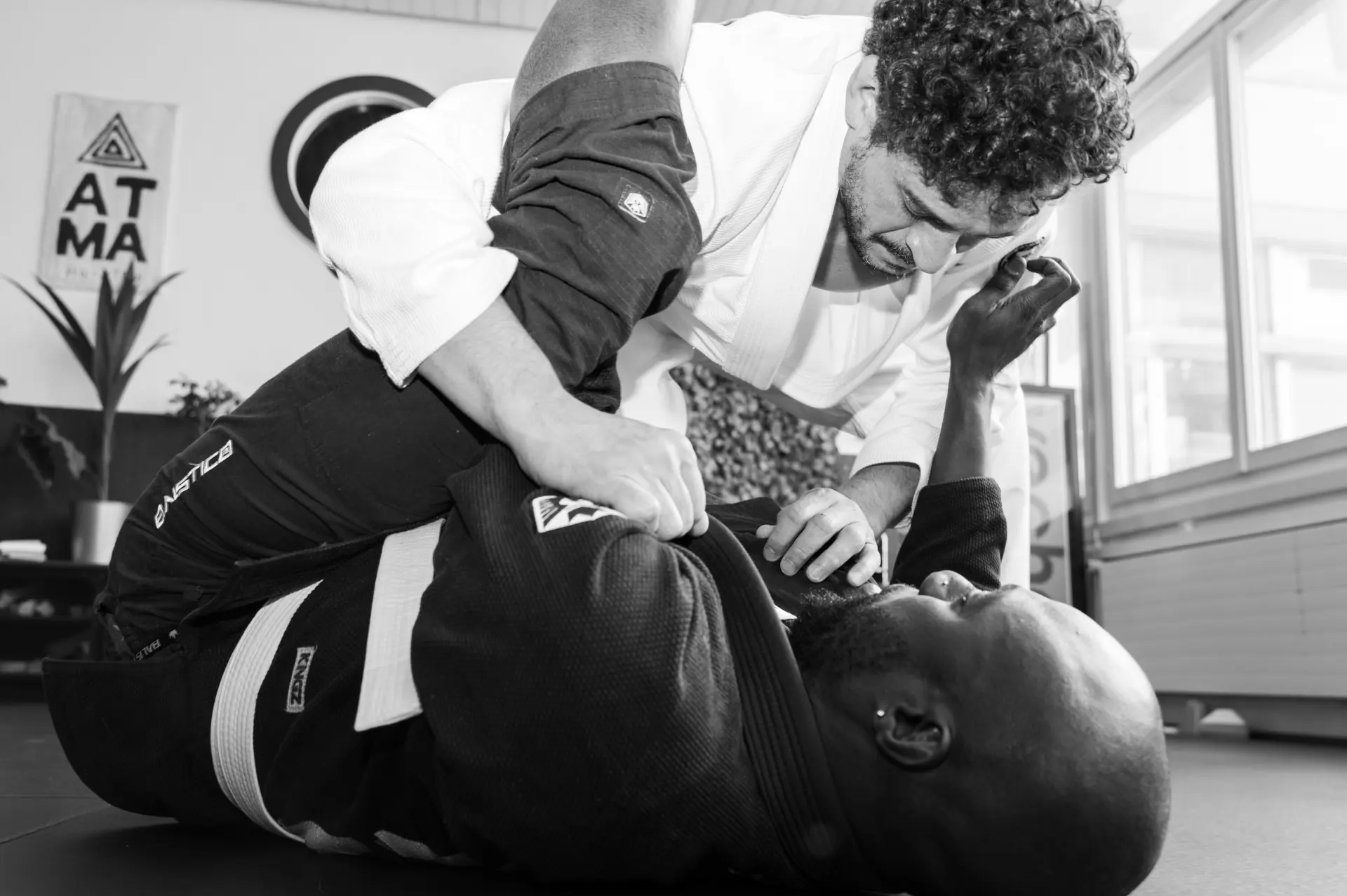 Entraînement de Jiu Jitsu Brésilien à l'académie ATMA Lausanne